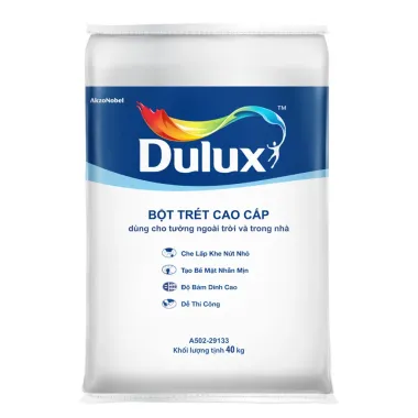 Bột trét tường cao cấp Dulux ngoài trời & trong nhà – 40kg