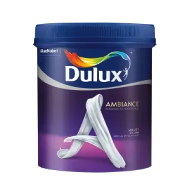 Sơn Dulux Ambiance Velvet Silver- Hiệu ứng nhung ánh bạc đặc biệt