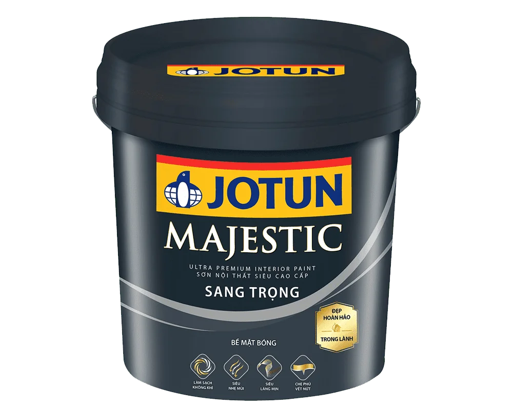 Sơn Jotun nội thất Majestic Sang Trọng (Bóng)-15l